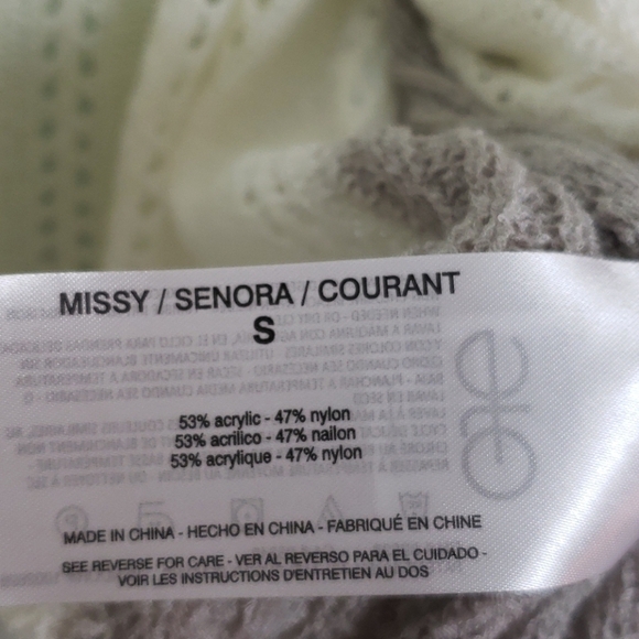 Vintage America Open Drop Shoulder Cardigan NWT - Picture 7 of 7